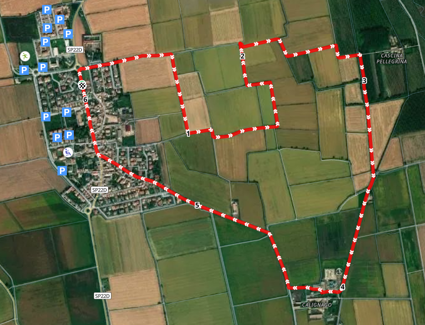 Anteprima percorso 6 km